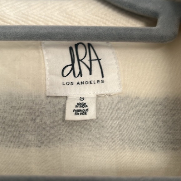 DRA Los Angeles Jacket in black and cream stripes - Picture 4 of 5